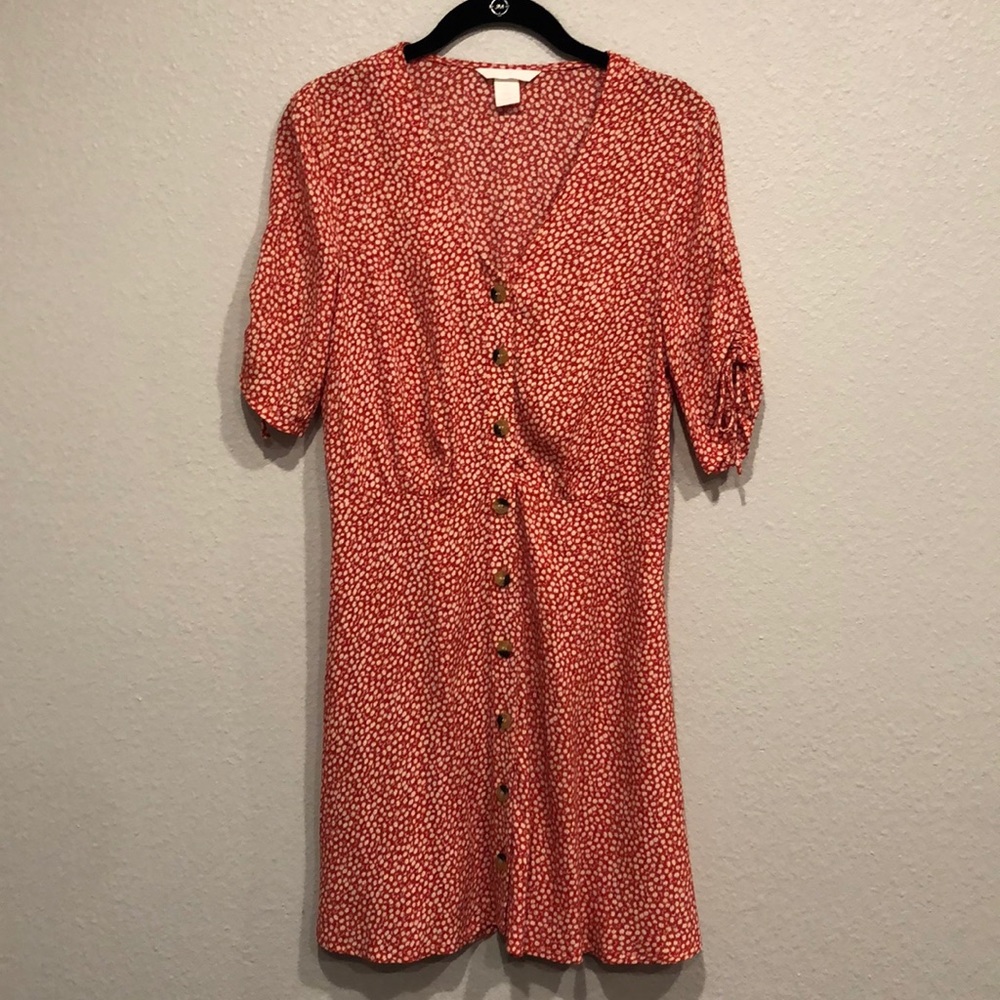 H&M Short Creped Dress
